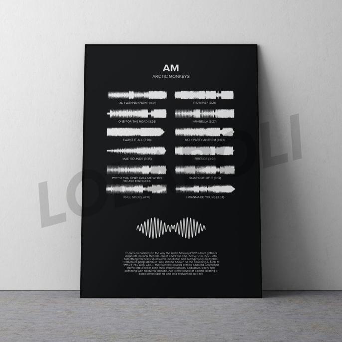 Jual Hiasan Dinding Poster Kayu Band Arctic Monkeys AM Shopee Indonesia