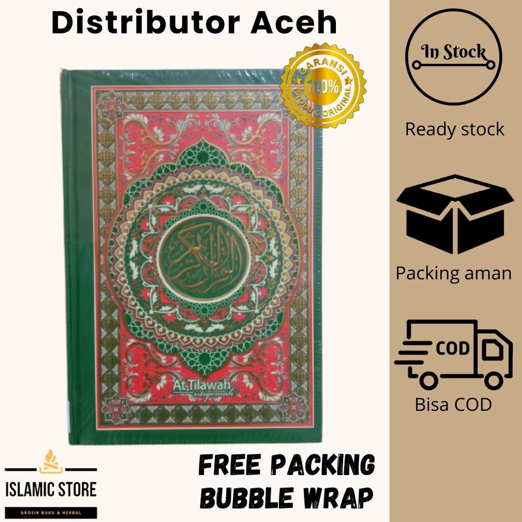 Jual Al Quran At Tilawah Istiqomah COVER HIJAU A5 HC Al Quran Non