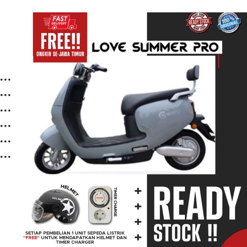 Jual Sepeda Motor Listrik Uwinfly New Love Summer Shopee Indonesia