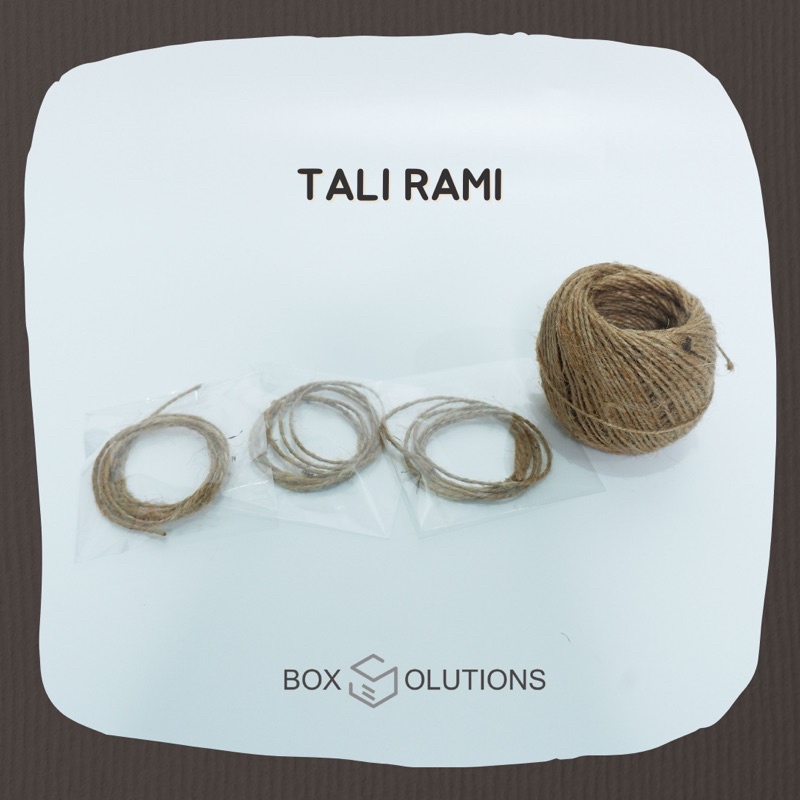 Jual Tali Rami Tali Goni Tali Kado Ply Meter Shopee Indonesia