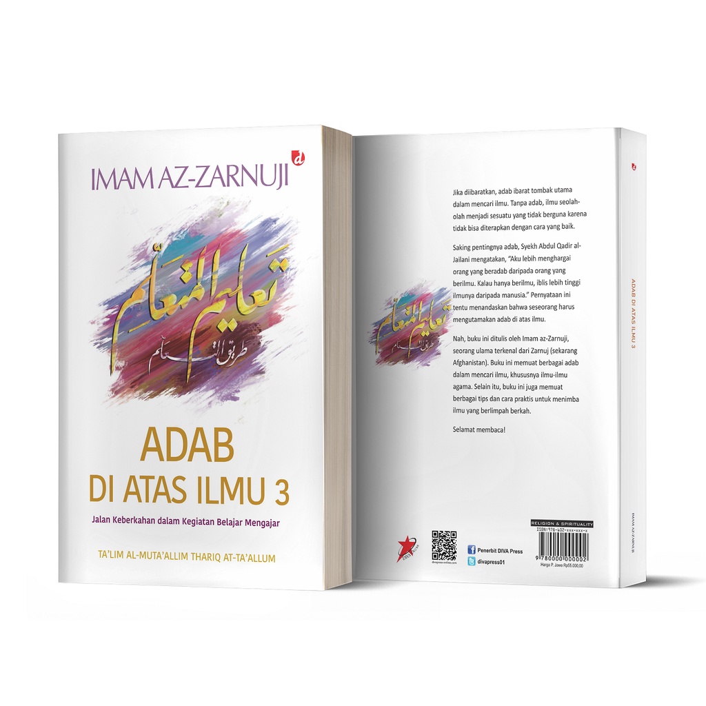 Jual Buku Adab Di Atas Ilmu Imam Az Zarnuji Diva Press Shopee