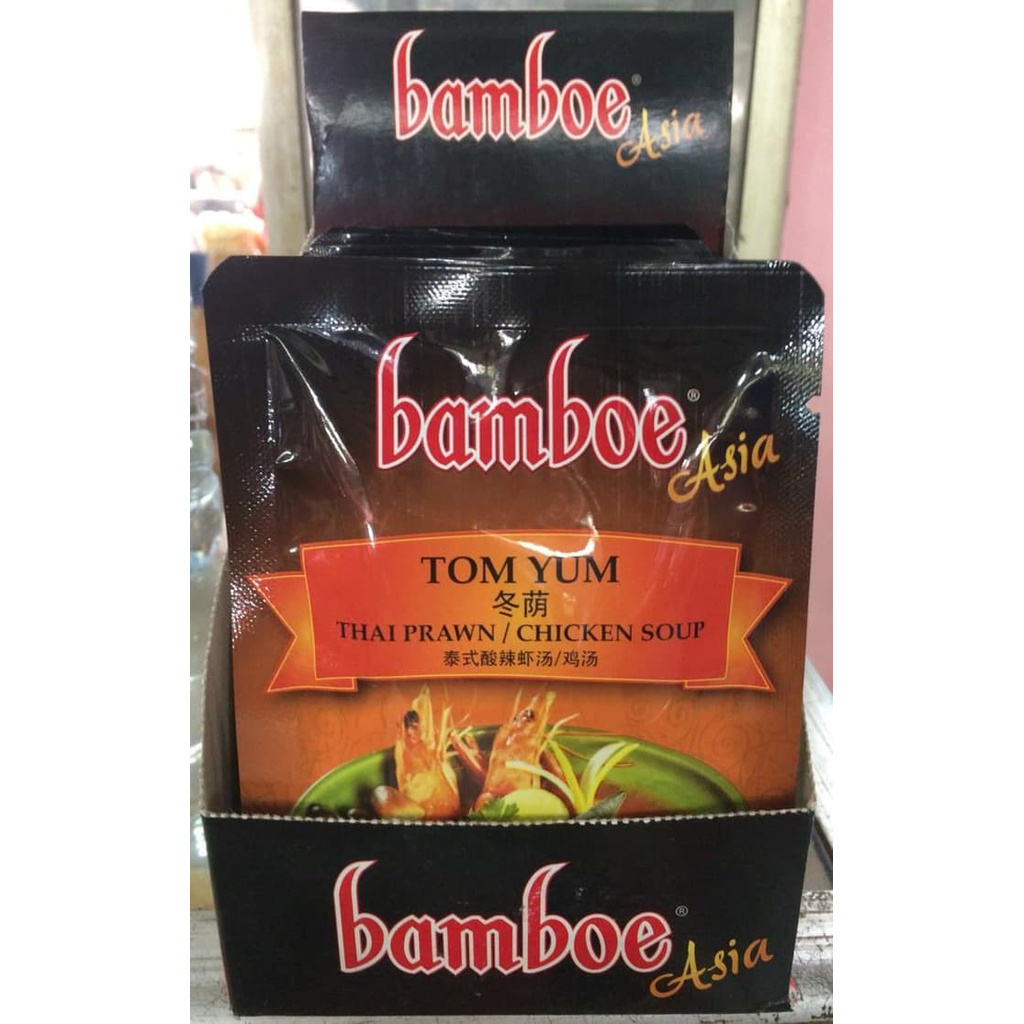 Jual TERBATAS BUMBU TOM YUM BAMBOE ASIA BUMBU TOMYAM BOX DUS 12