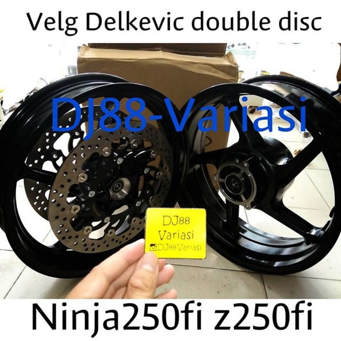 Jual Velg Delkevic Tapak Lebar 5 5 Inc Ninja 250 Fi Z250 Fi Double Disc