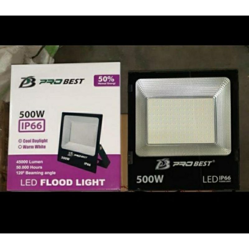 Jual Lampu Sorot LED 500 W Flood Light Lampu Penerangan Tembak 500 Watt