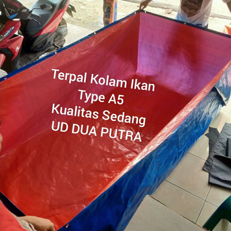 Jual Terpal Kolam Ikan Type A5 Ukuran P 250 Cm L 100 Cm T 75 Cm