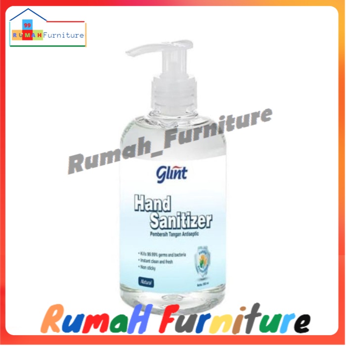 Jual Glint 500 Ml 70 Alkohol Hand Sanitizer Natural Hand Sanitizer