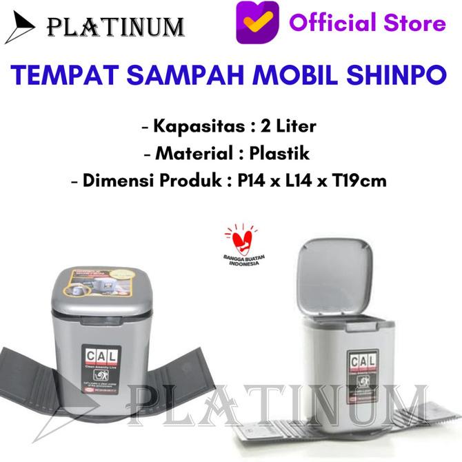 Jual TONG TEMPAT SAMPAH MOBIL KOTAK CAR DUSTBIN MOBIL SHINPO TEBAL