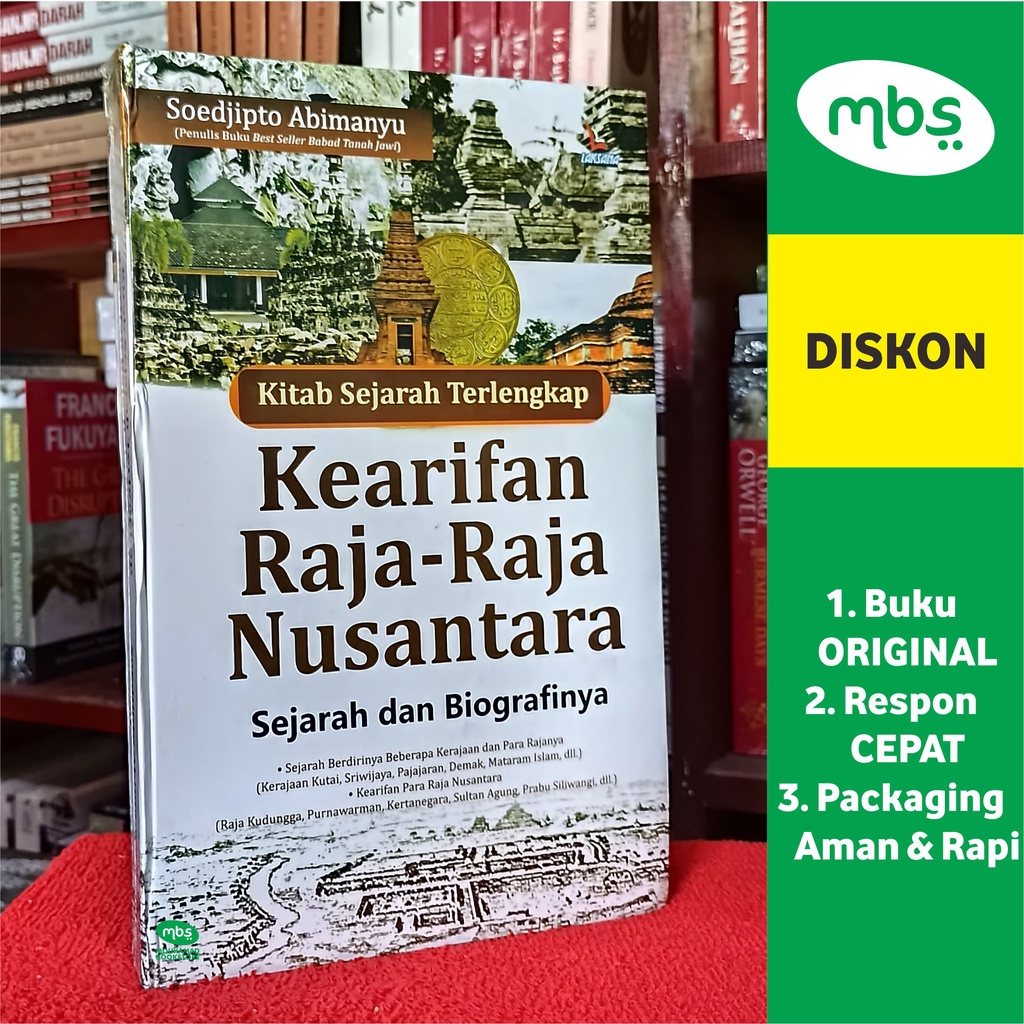 Jual BUKU KITAB SEJARAH TERLENGKAP KEARIFAN RAJA RAJA NUSANTARA