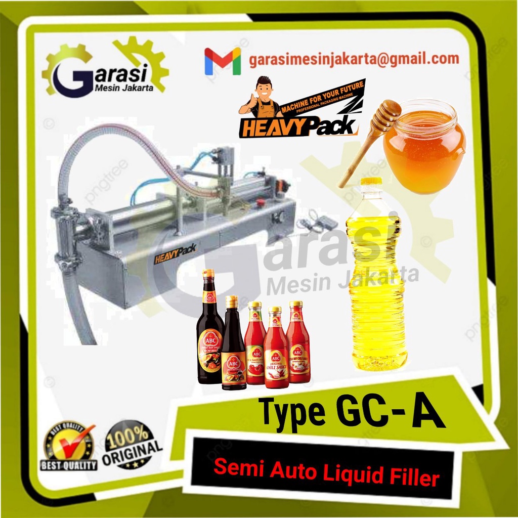 Jual Mesin Pengisi Cairan Kental Filling Pasta Gc A Heavypack