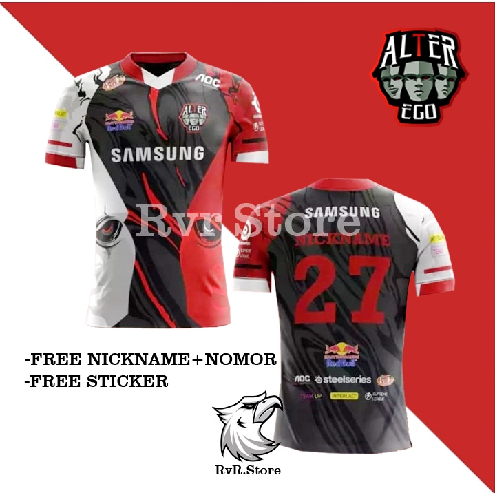 Jual JERSEY BAJU KAOS ALTER EGO 2021 MPL SEASON 8 TERBARU FREE