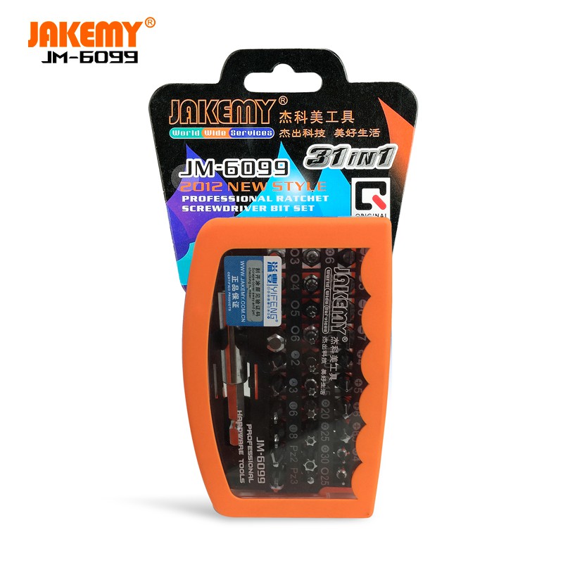 Jual Jakemy 31 In 1 Obeng In Magnetic Torx Hex Phillips Screwdriver Bit