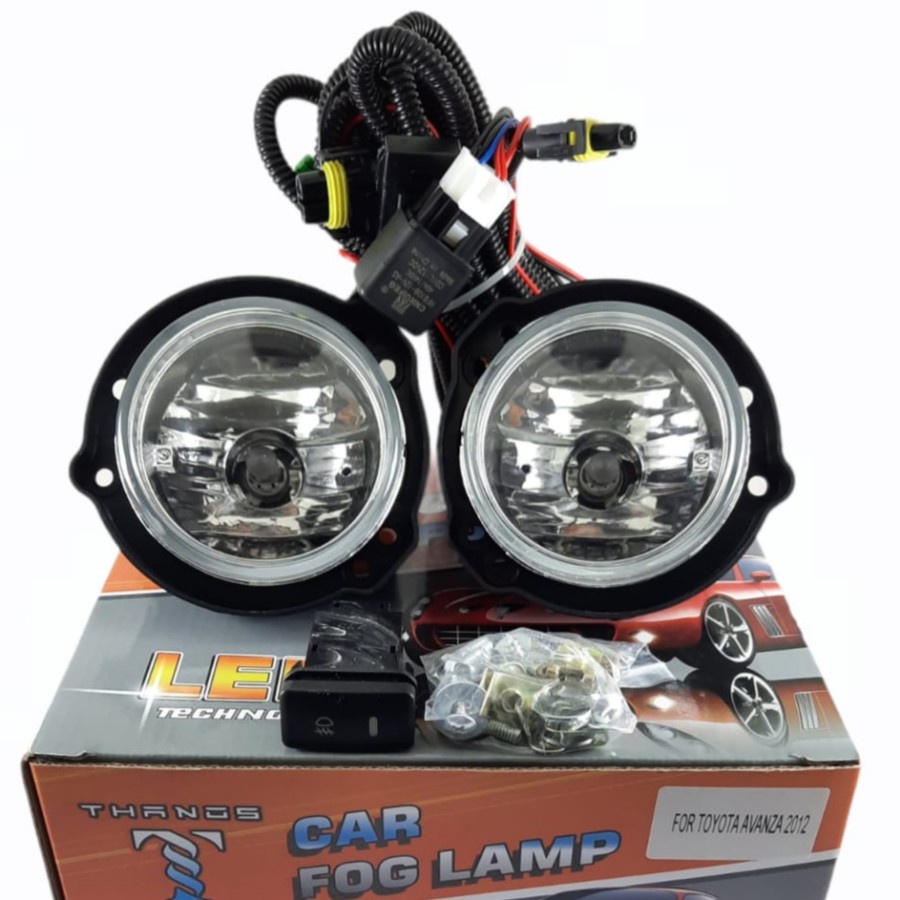 Jual Fog Lamp Light Angel Eyes Foglamp Car Head Led Spot Lampu Tembak