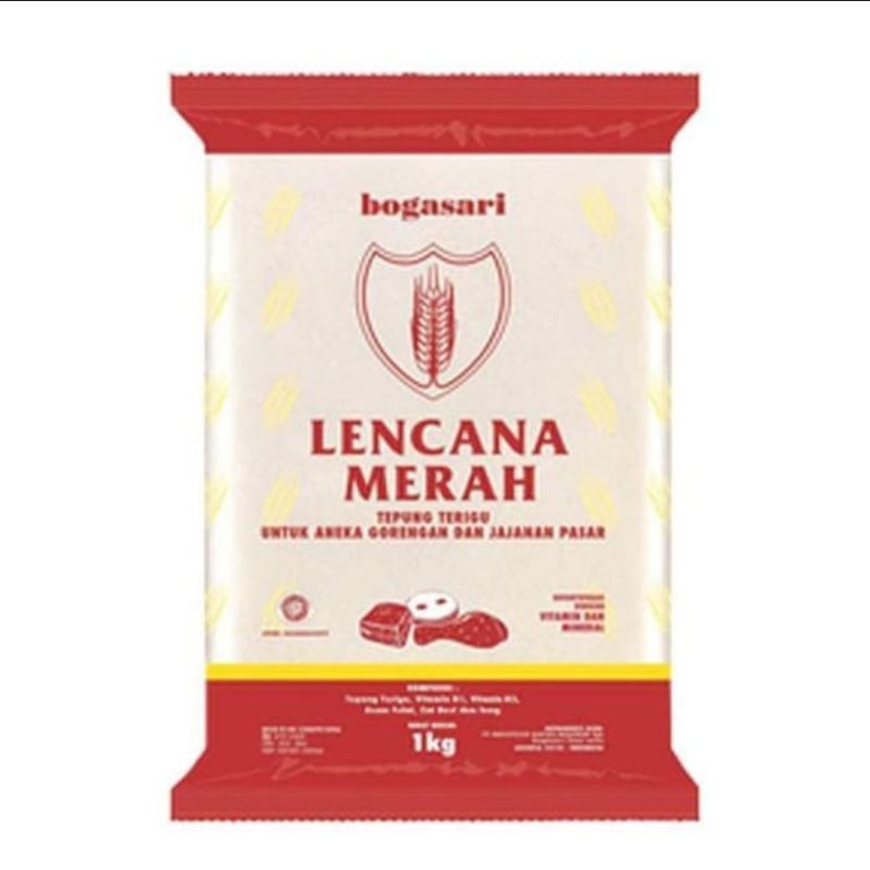 Jual Tepung Lencana Merah 1 Kg Shopee Indonesia