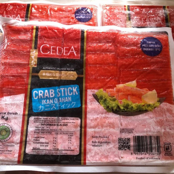 Jual Cedea Crabstick Kg Shopee Indonesia