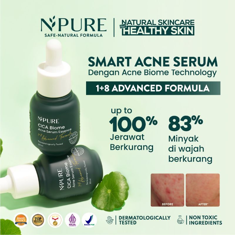 Jual N Pure Cica Biome Acne Serum Essence Ml Npure Centella