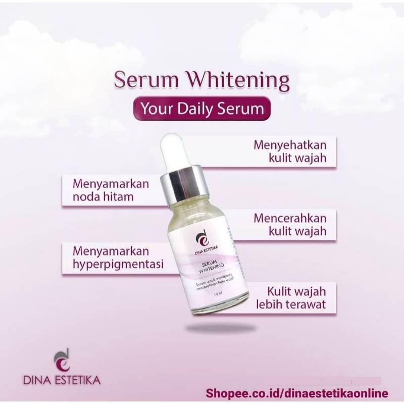 Jual Whitening Serum By Dina Estetika Shopee Indonesia