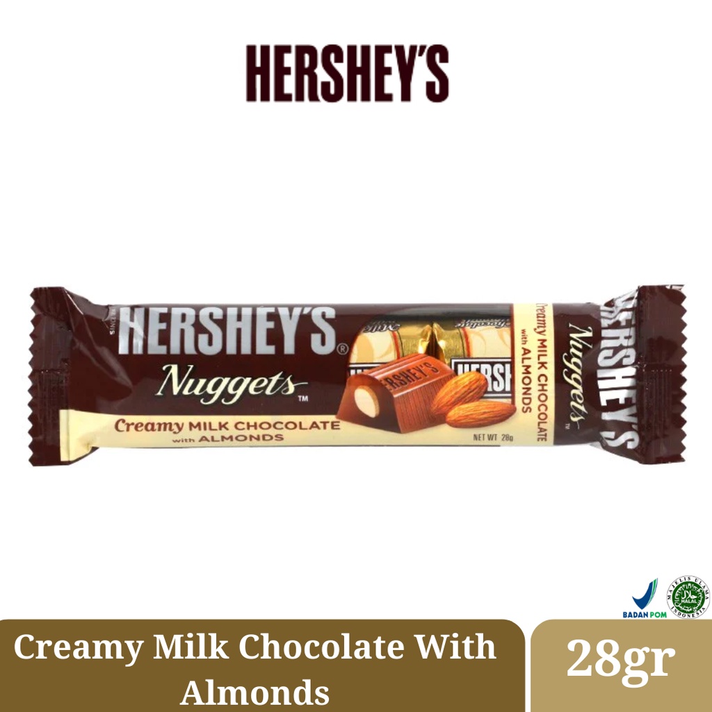 Jual Hershey S Nuggets Chocolate Almond Cookies Cream Milk Chocolate