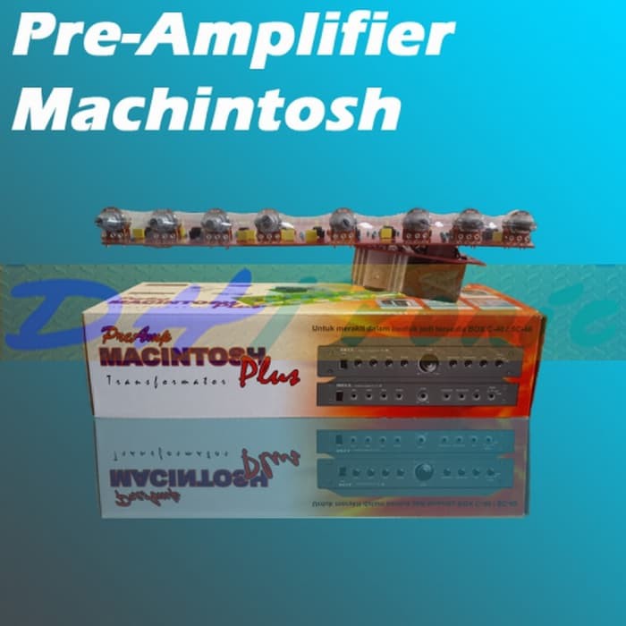 Jual Kit Pre Amplifier Tone Control Machintosh Parametrik Trafo