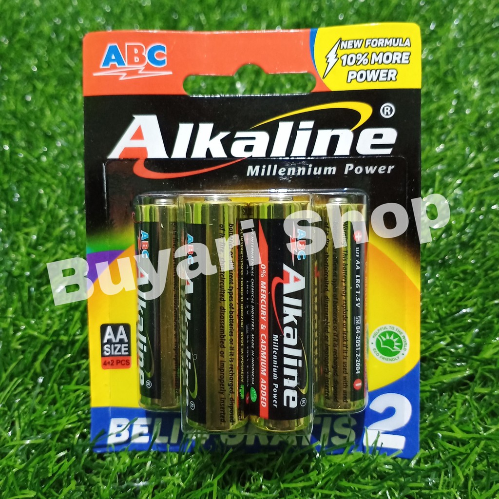 Jual PAKET MURAH BATRE ABC ALKALINE AA Isi 6 4 2 BATERAI ALKALINE