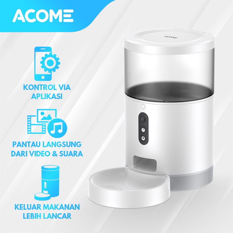 Jual Acome Apf Smart Pet Feeder Dispenser Makanan Hewan Peliharaan