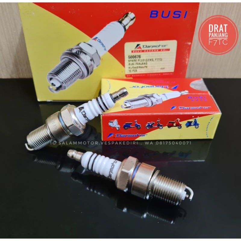 Jual Busi Vespa Danmotor Super Px Excel Ps Sprint Exclusive Drat