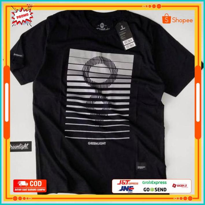 Jual Kaos Greenlight Tshirt Distro Men Basic Tee Baju Pria Oblong