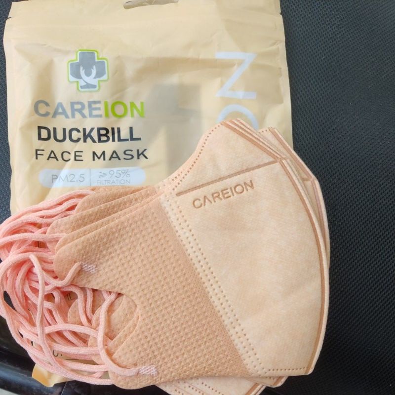 Jual Masker Duckbill Ply Careion Medis Garis Model Sensi Rainbow Nude