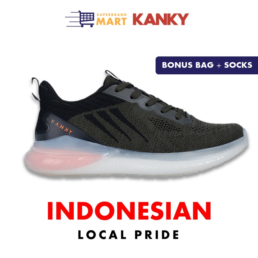 Jual Sepatu Kanky Hiro Honjo Sneakers Casual Sport Running Sekolah Pria