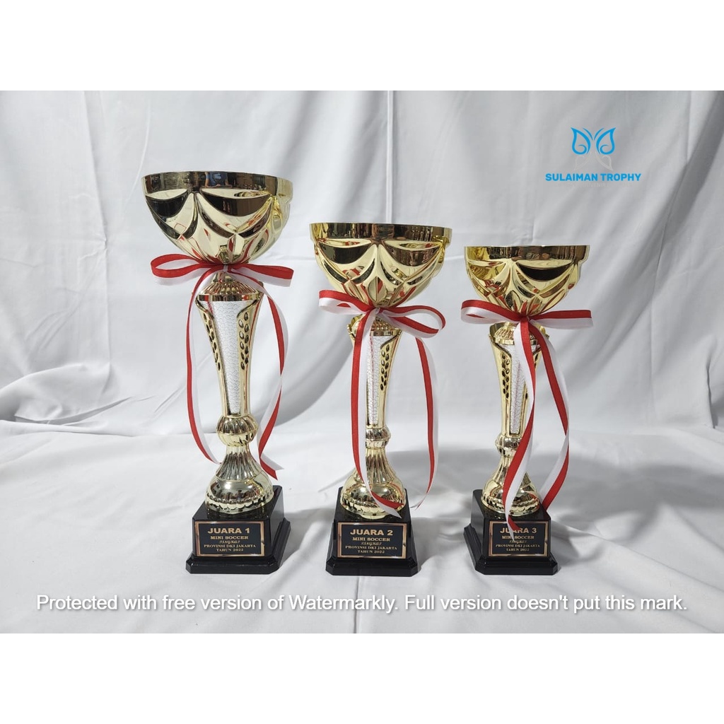 Jual Piala Trophy Impor Metal Logam Besi Kuningan Cawan Set Shopee