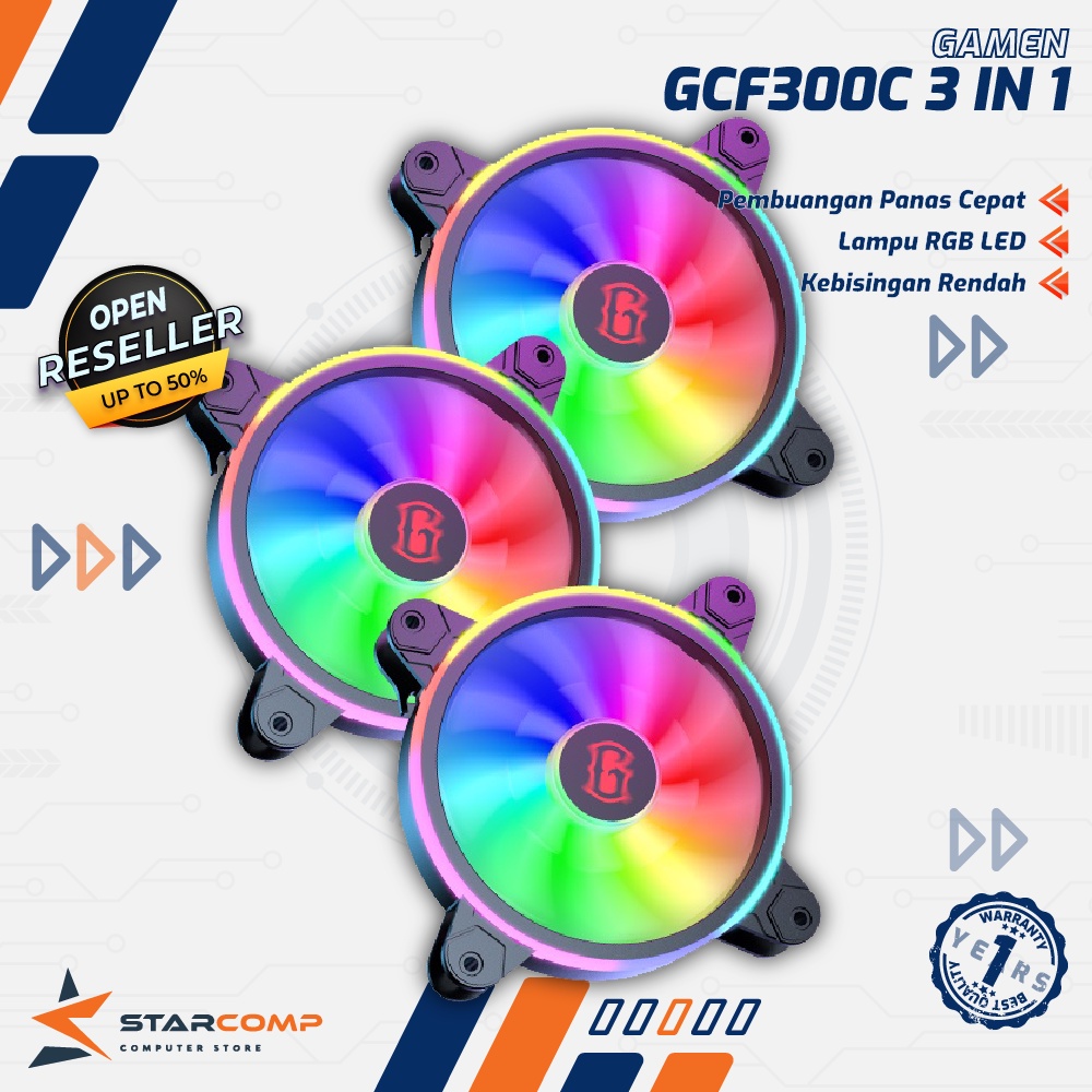 Jual Fan Casing Gamen Gcf C Rgb Lighting Effect Isi Fan Rgb