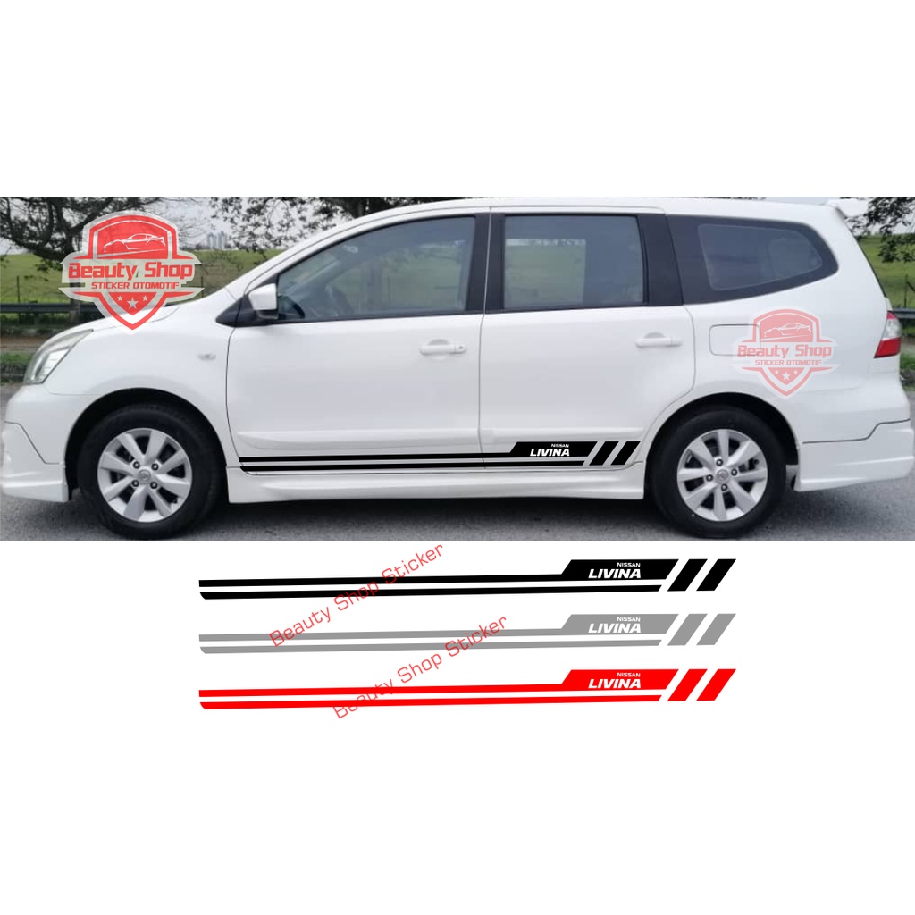 Jual CUTTING STIKER MOBIL NISSAN LIVINA STICKER MOBIL GRAND LIVINA LIST