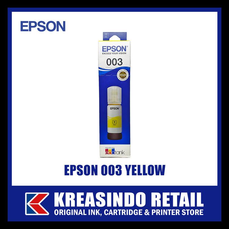 Jual Tinta Epson 003 Yellow Original Shopee Indonesia