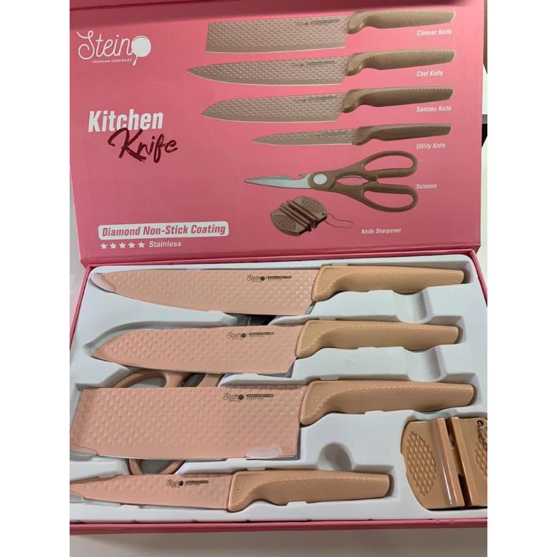 Jual PROMO Steincookware Diamond Knife Set Pisau Shopee Indonesia