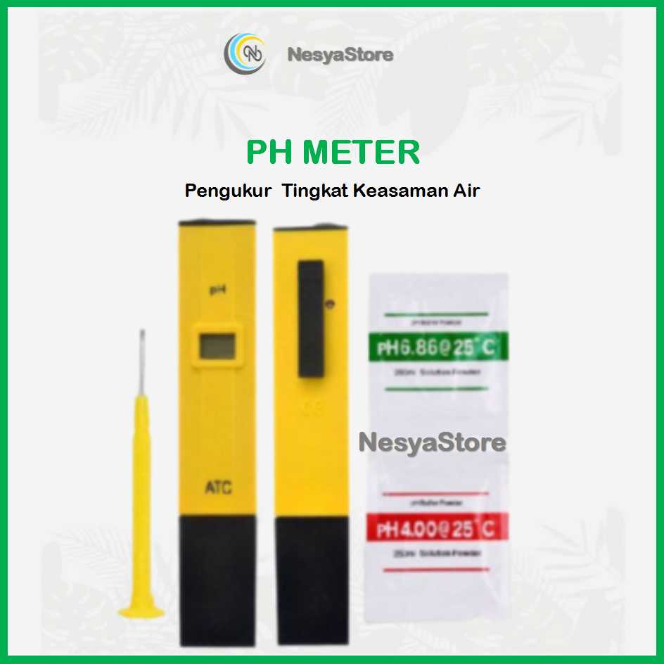 Jual PH Meter Digital Tester Alat Pengukur Keasaman Air Hidroponik