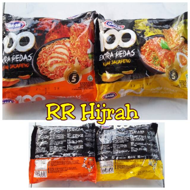 Jual Mie Gaga Extra Pedas Kuah Jalapeno Goreng Jalapeno Level Mie