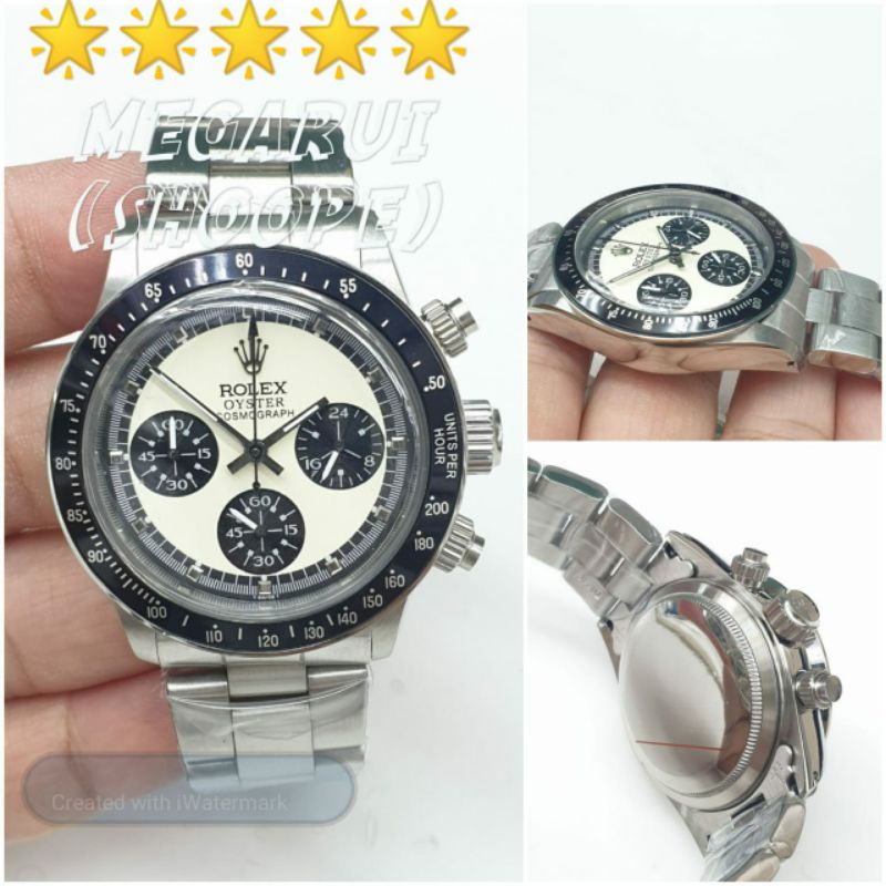 Jual Jam Tangan Rolex Daytona Paul Newman Dial White Mm Super Premium