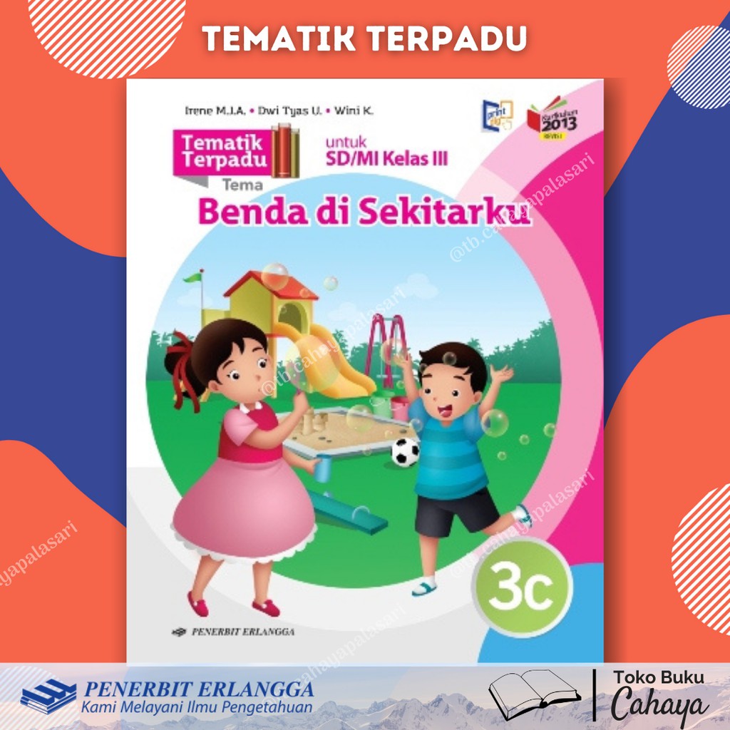 Jual TEMATIK TERPADU KELAS 3A 3B 3C 3D 3E 3F 3G 3H SD MI KURIKULUM