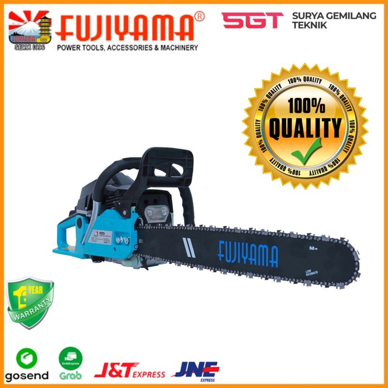 Jual Mesin Gergaji Chainsaw Mesin Potong Kayu Chain Saw Fujiyama 22