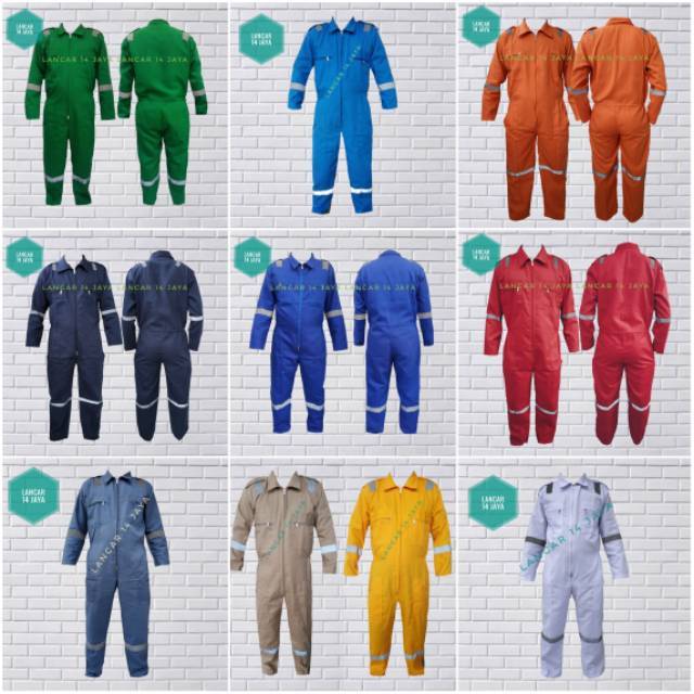 Jual Wearpack Katelpak Skotlet Coverall Seragam Bengkel Baju Kerja