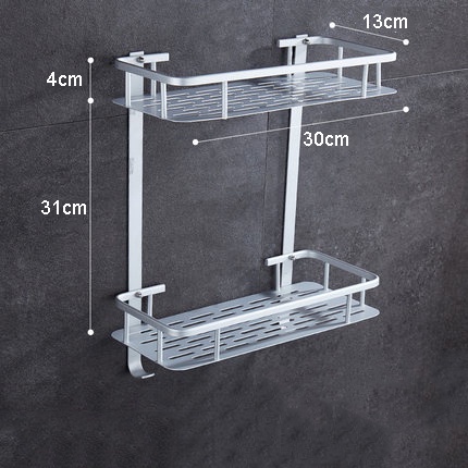 Jual Murah Rak Dinding Toilet Kamar Mandi Aluminium Susun Tempat