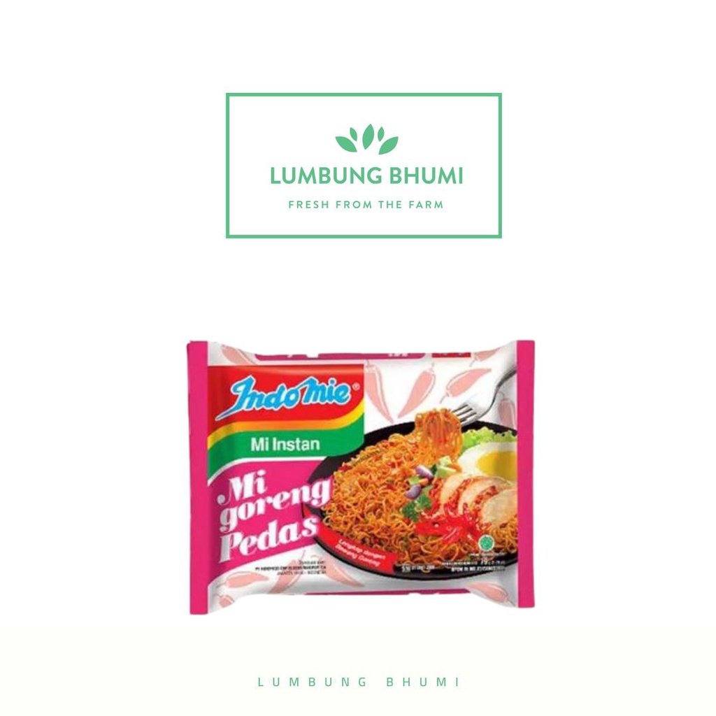 Jual Lumbung Bhumi Indomie Mi Mie Goreng Pedas 1 Pcs Bahan Pokok