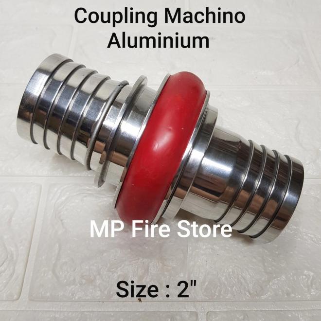 Jual Coupling Fire Hose Machino 2 Inch Kopling Selang Pemadam Aluminium