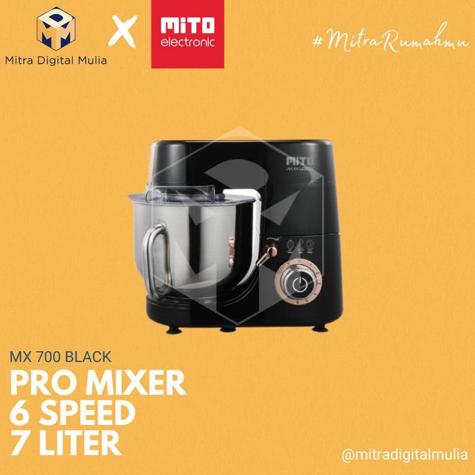 Jual Mito Mx Max Pro Stand Mixer Liter Black Shopee Indonesia