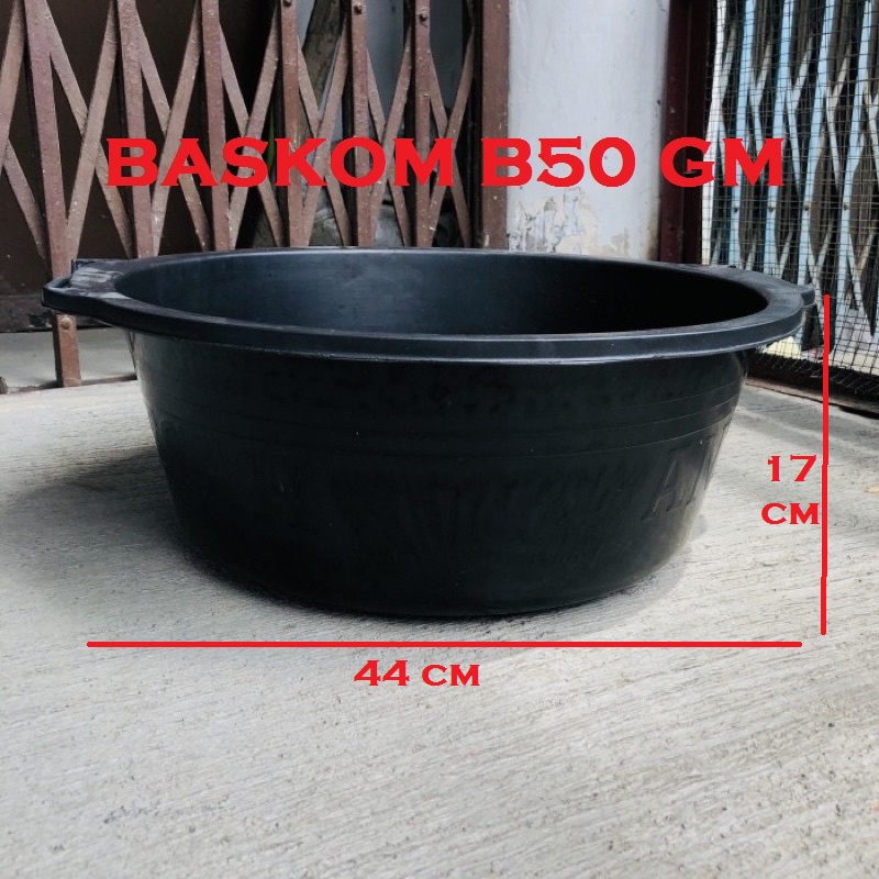 Jual Baskom Plastik B Besar B Kecil Ember Hitam Shopee Indonesia