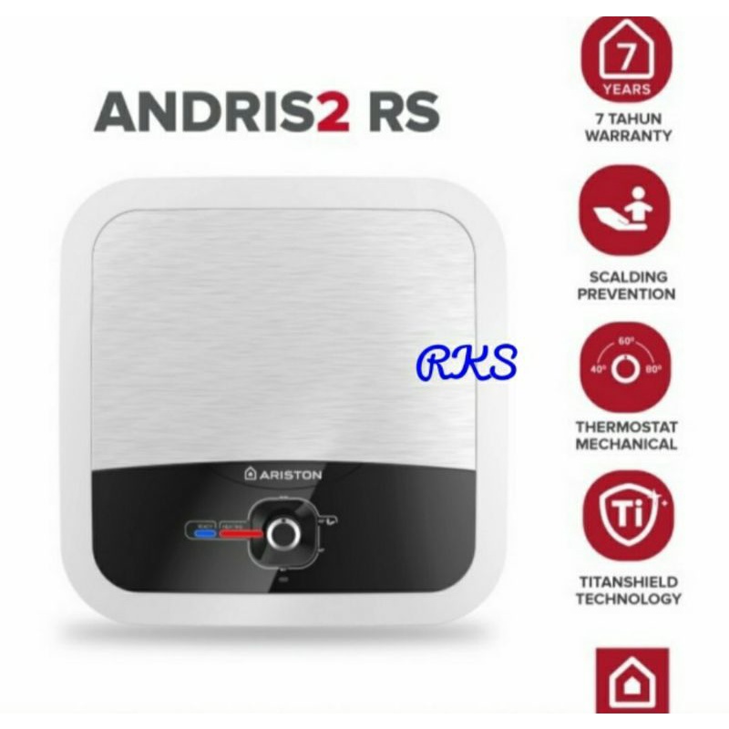 Jual Water Heater Ariston Andris Rs Liter Watt Pemanas Air