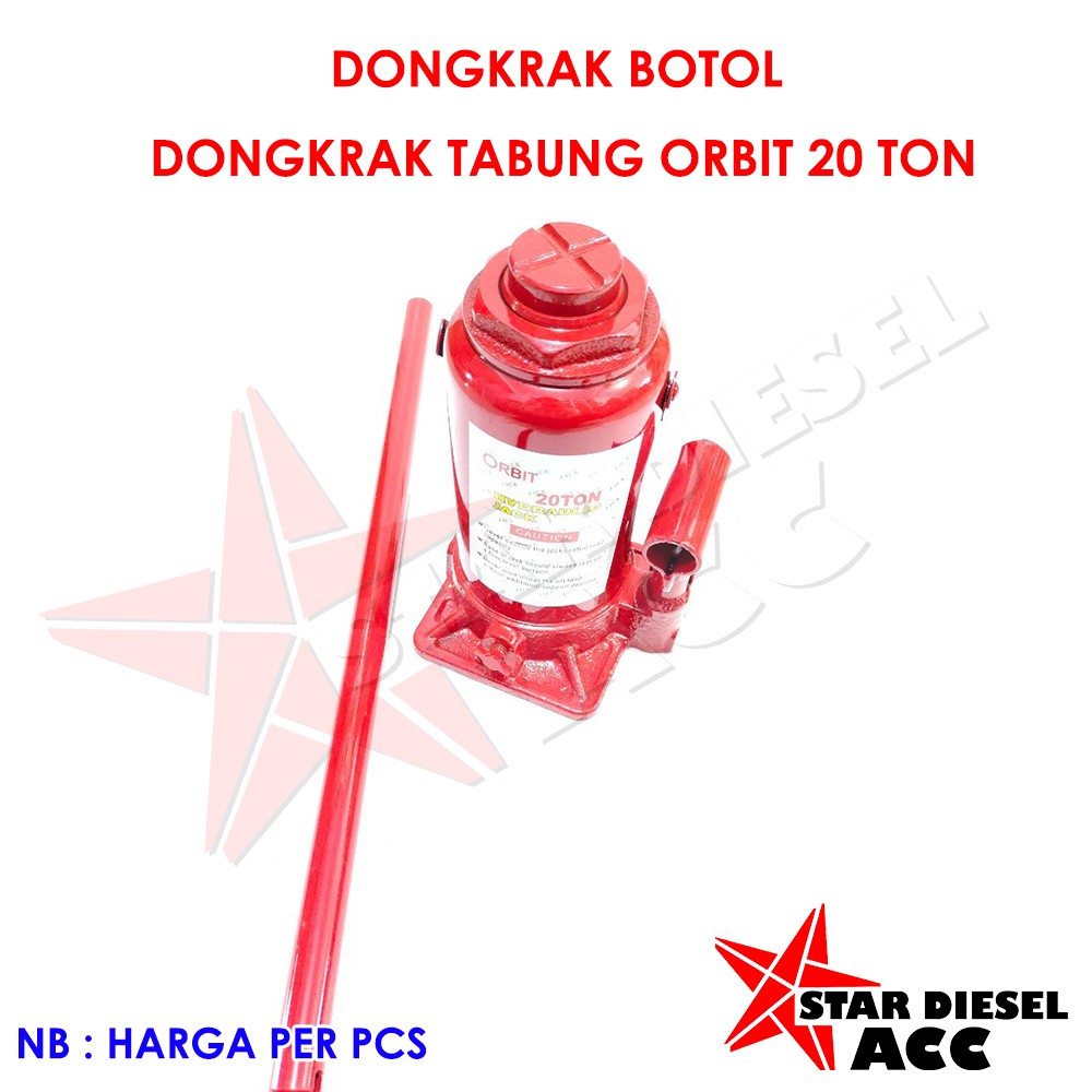 Jual HYDRAULIC JACK DONGKRAK BOTOL 20 TON DONGKRAK ORBIT DONGKRAK