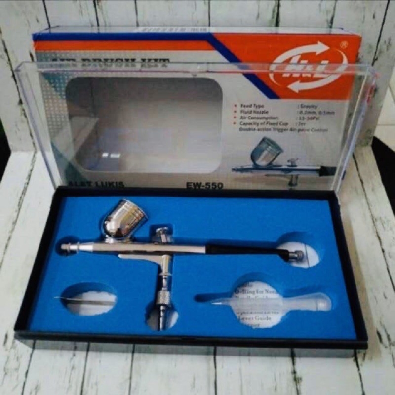 Jual H L Air Brush Kit Pen Brush Gun Spray Gun Lukis Shopee Indonesia