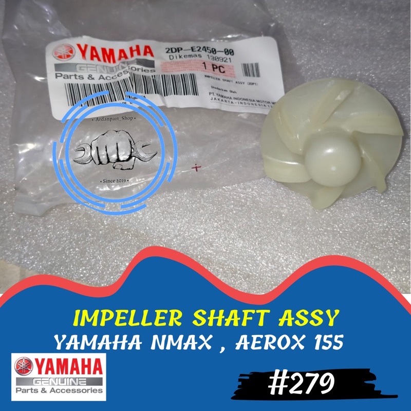 Jual IMPELLER SHAFT KIPAS WATERPUMP NMAX AEROX 155 LEXI ORIGINAL