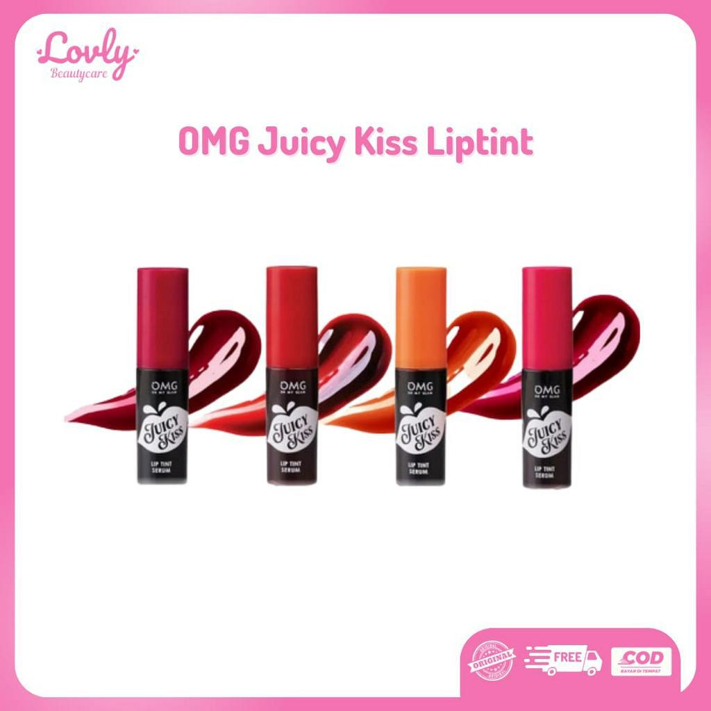 Jual OMG Oh My Glam Juicy Kiss Lip Tint Serum Shopee Indonesia