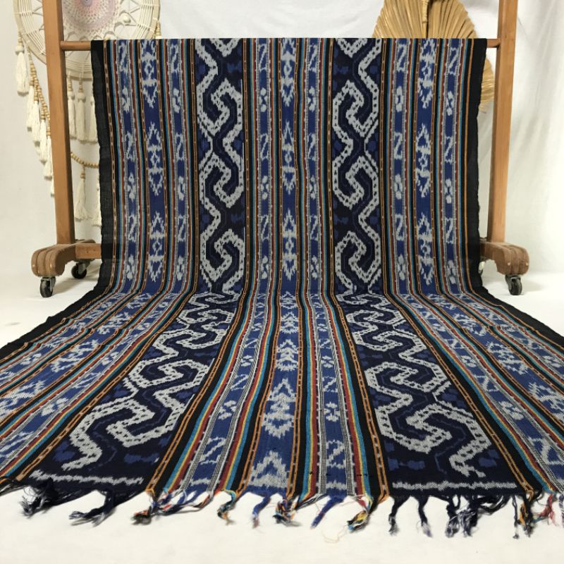 Jual Kain Tenun Etnik Blanket Premium Motif NTT Handmade Tenun Jepara